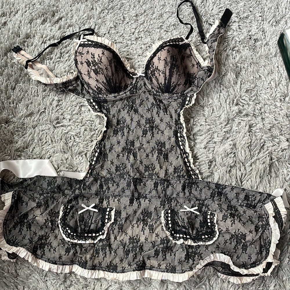 Victoria’s Secret Lace Apron.